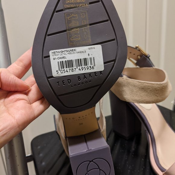 Ted Baker Block Heel Sandals - Picture 10 of 12